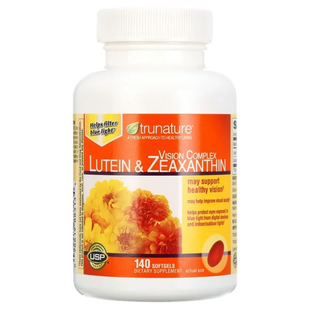 美国直邮Trunature叶黄素Lutein玉米黄素中老年视力140粒进口蓝光