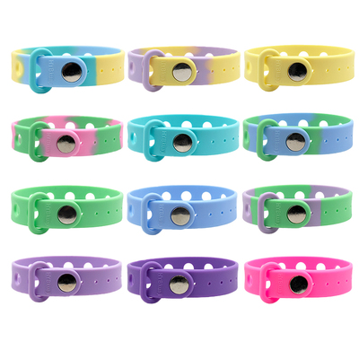 硅胶洞洞手腕带可自定义手环配件