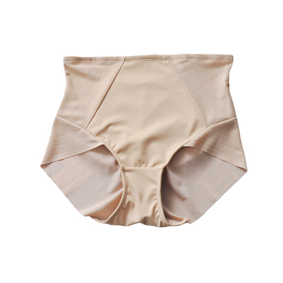 中腰无痕薄款冰丝收腹裤收小肚子