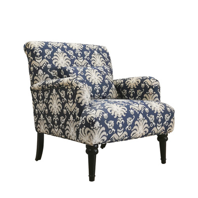 设计师款客厅复古单椅老虎椅美式