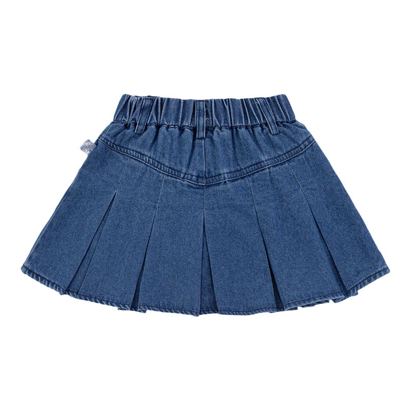 new idea夏季女童宝宝时尚洋气百搭牛仔半身短裙漂亮公主裙连衣裙
