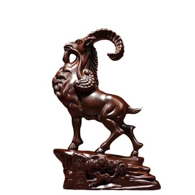 黑檀家居客厅办公室店铺整料雕刻