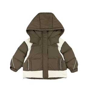 儿童羽绒服加厚冬季2025中大小宝男童女童三防面包服外套极寒东北