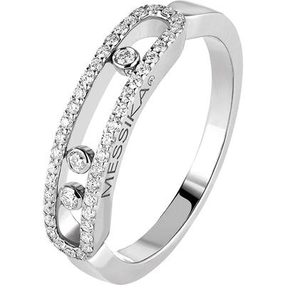 Messika梅西卡白金钻石戒指