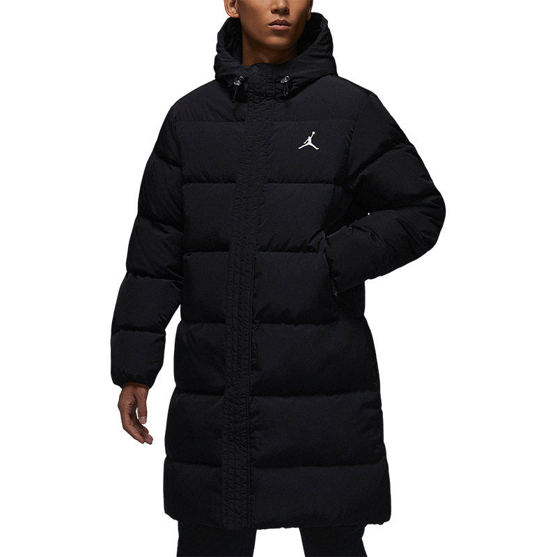 Nike/耐克正品JORDAN冬季新款男连帽中长款羽绒服FB7314-010 340