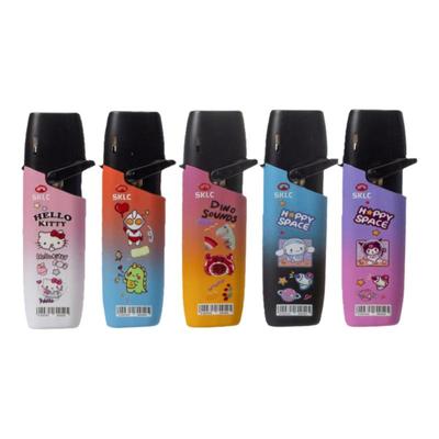 金属卡通防风摇臂打火机