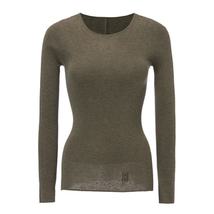 EVAOUXIU羊绒羊毛套头毛衣氛围感百搭显瘦舒适针织衫上衣