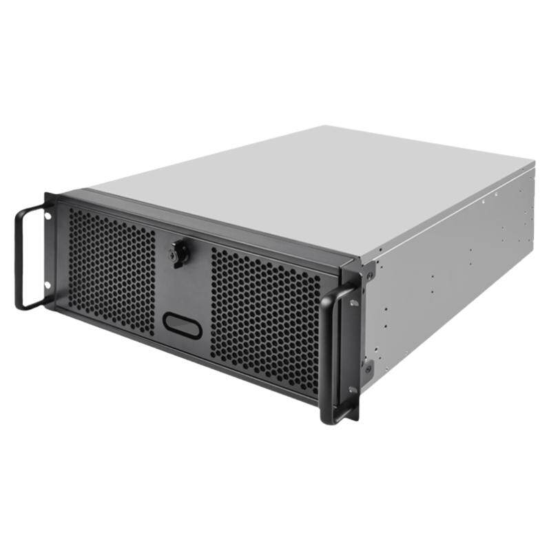银欣(SilverStone) 4U机架式服务器工作站机箱RM400安全锁防窃