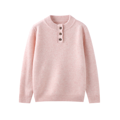 儿童七针加厚软糯100%纯山羊绒衫