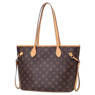 【买一得二】达芙妮2025秋冬新款时尚百搭大容量托特包老花单肩包