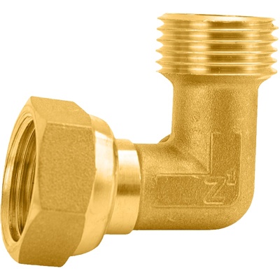 直角弯头活接变径4分转6分黄铜