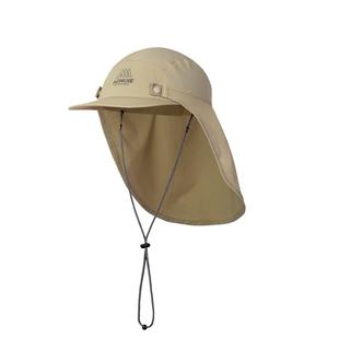 奥尼捷越野跑帽子护颈披肩帽户外徒步男女士脖子全方位一体防晒帽