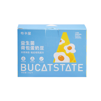 布卡星仓鼠零食益生菌荷包蛋奶豆