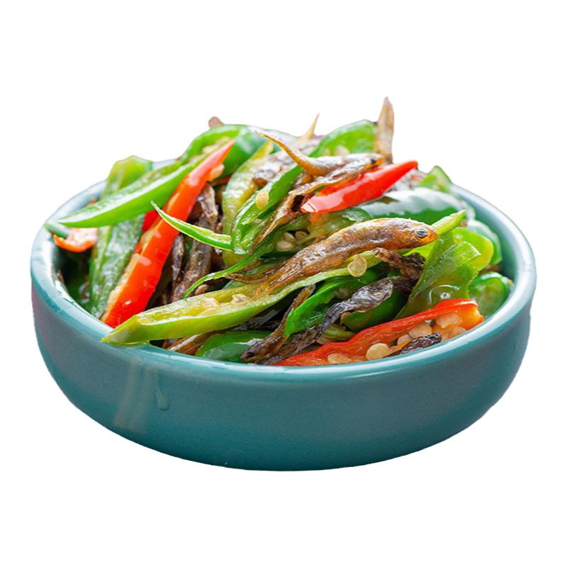 辣椒小鱼仔煎饼搭档好吃美味