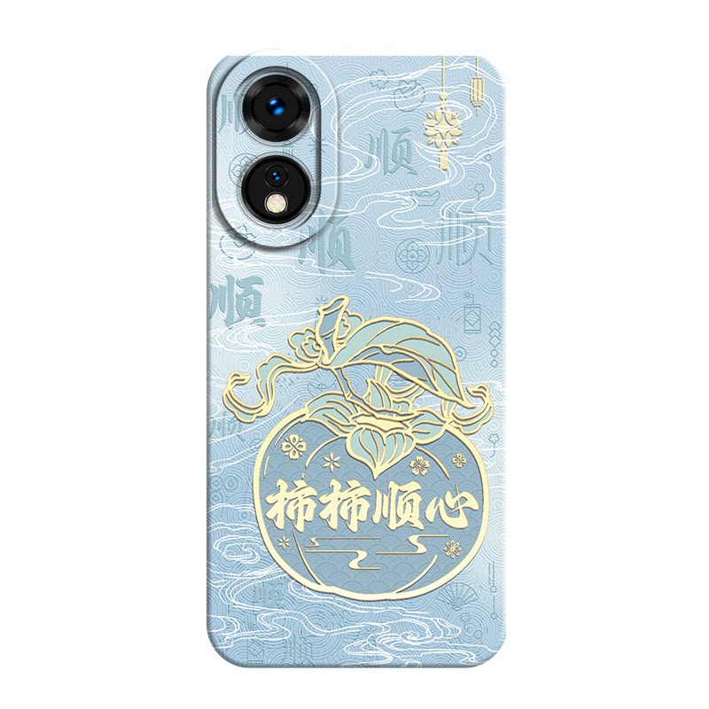 适用oppoA1系列国风软硅胶手机壳