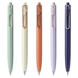 日本uni三菱铅笔浓墨黑科技小浓芯现代流行色限定中性笔二代UMN-SF限定低重心uniball one刷题笔