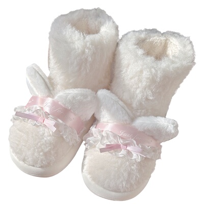 PINKYO原创冬季毛茸猫咪雪地靴