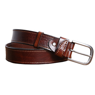 皮带男士真皮手工休闲复古头层牛皮腰带青年纯牛皮年轻人潮流裤带