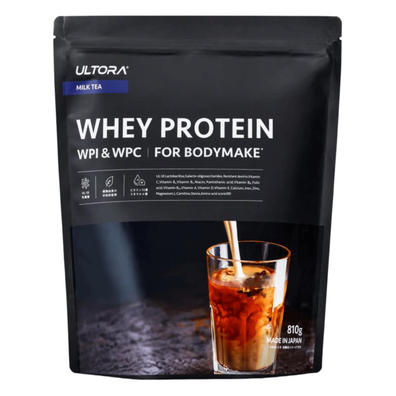 日本代购ULTORA浓缩分离乳清蛋白粉810g WPI+WPC运动健身营养补给