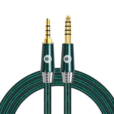 开博尔镀银4.4mm转3.5mm音频线