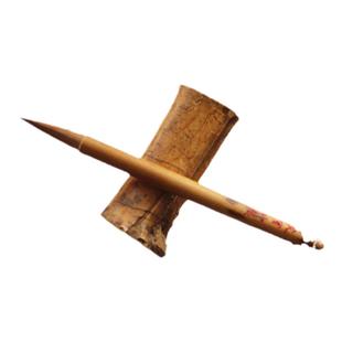 文峰 大兴安岭元尾纯狼 莱州文宝山真品狼毫毛笔欧柳二王专业书法