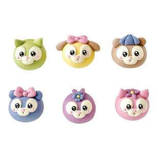 王菊老师 儿童节卡通萌趣可爱卡通包子荷叶夹馒头按压式模具DIY