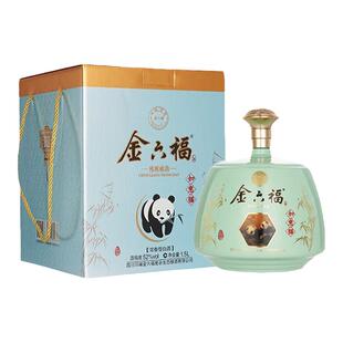 金六福如意猫 52度1500mL坛装浓香型白酒四川白酒粮食酒大坛酒