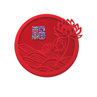 2026马年新年春节装饰品立体蝴蝶春节福字门贴迎春接福立体中国风