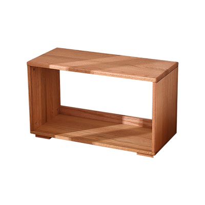 全实木床头柜红橡木现代简约