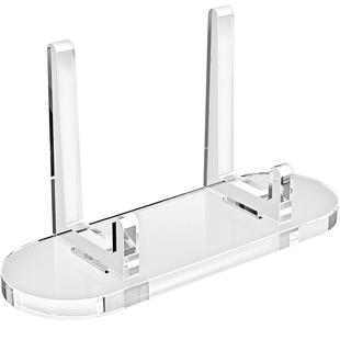 亚克力支架吧唧立牌支架小卡牌纪念币底座色纸徽章谷子流麻展示架