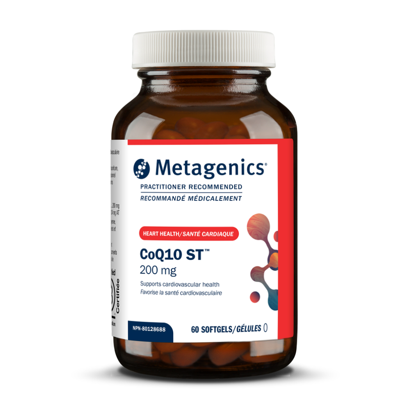 加拿大 Metagenics 麦特金尼斯 CoQ10 ST 200 辅酶q10辅酶素 60粒