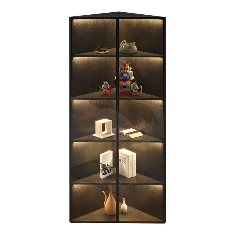 简约轻奢转角柜墙角三角直角转弯拐角置物架客厅卧室储物靠墙落地