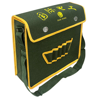 工具包 男帆布耐磨便携式加厚背包电工多功能维修腰包单肩帆布