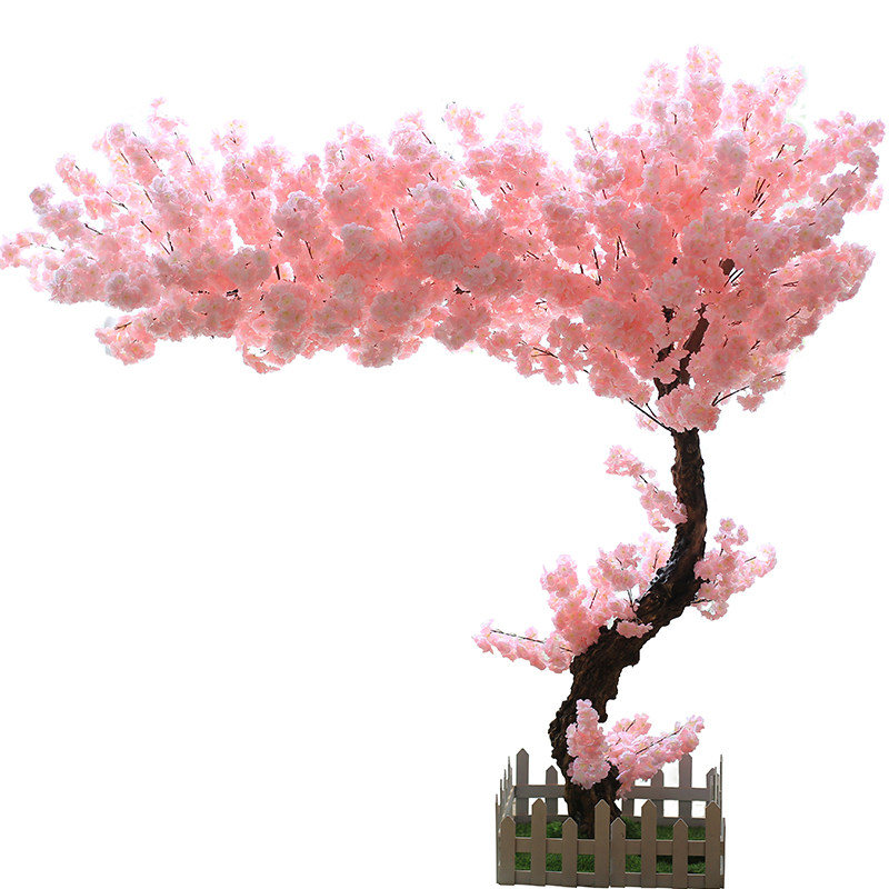 樱花树装饰打卡氛围营造许愿树