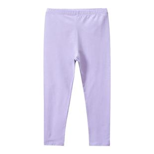 品牌童装2025夏季新品韩版女童打底裤宝宝薄款95%棉弹力运动长裤