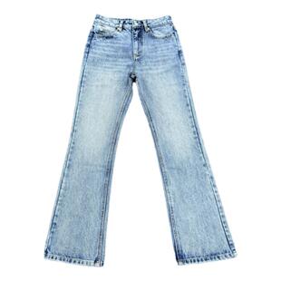 自主 felix zoe 大理石纹517cleanfit微喇牛仔裤通勤顶男百搭长裤