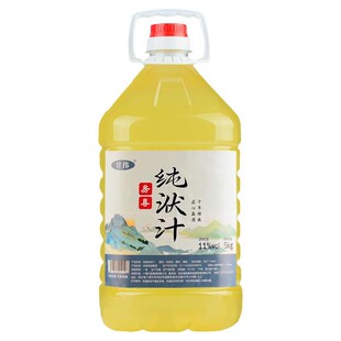甘伟湖北正宗房县黄酒纯洑汁糯米黄酒粮食原浆十堰半甜型汁5斤装