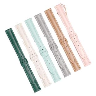 表带女适配DW迪士尼唯路时化石飞亚达卡西欧浪琴通用真皮手表带男