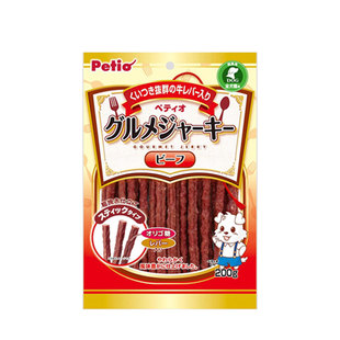 petio派地奥泰迪金毛通用狗狗零食美味牛肉条羊肉干条磨牙棒200g