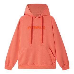 VETEMENTS 男女情侣款连帽卫衣潮流休闲字母印花通勤穿搭 301446