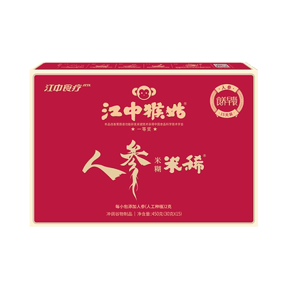 江中猴姑人参米稀营养米糊
