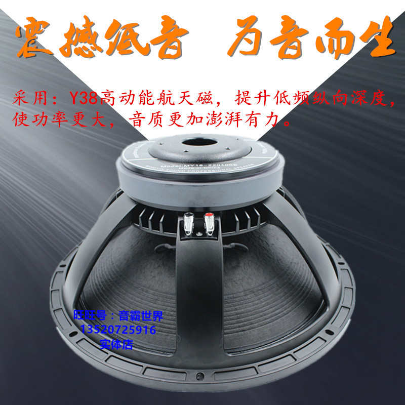 大功率18寸220磁100芯中低音重低音喇叭全频舞台超重低音炮扬声器