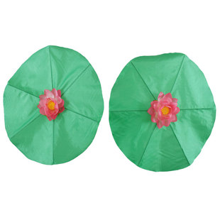 舞蹈道具仿真荷叶清风荷影舞台伴舞荷花假树叶运动会入场道具荷叶