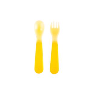 munchkin满趣健感温勺叉宝宝自主进食勺子儿童学吃饭训练辅食勺子