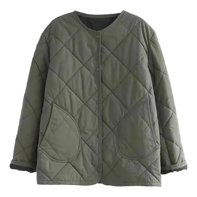 轻薄羽绒棉服女短款2025新款