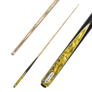 沐尘台球杆高颜值斯诺克桌球杆中式黑八小头杆手工杆中八九球球杆