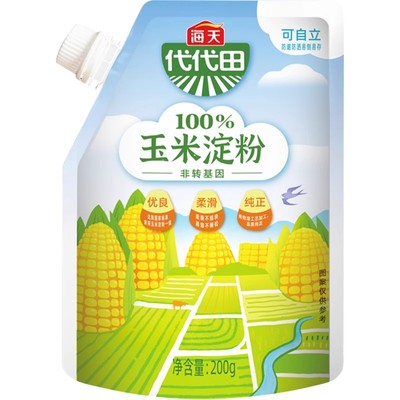 海天玉米淀粉200g家用带封口盖