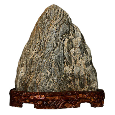 泰山石敢当镇宅室内天然原石摆件