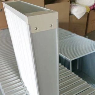 铝合金框初效过滤器空调过滤器效初龙骨过滤网箱空气折叠板式 机组