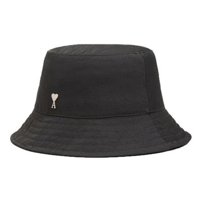 【季末甄选】Ami Paris 金属ADC尼龙帽子 爱心纯色渔夫帽